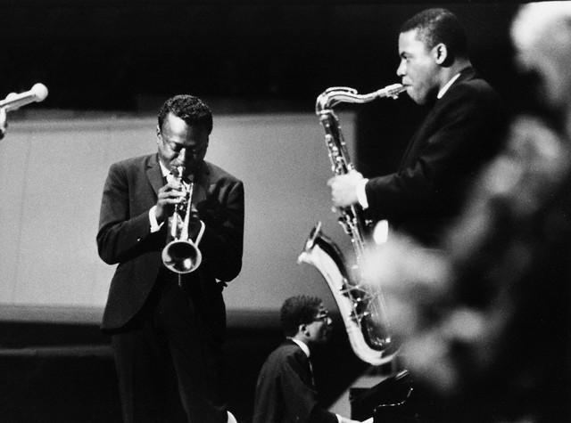 Miles Davis Performing With Wayne Shorter and Herbie Hancock